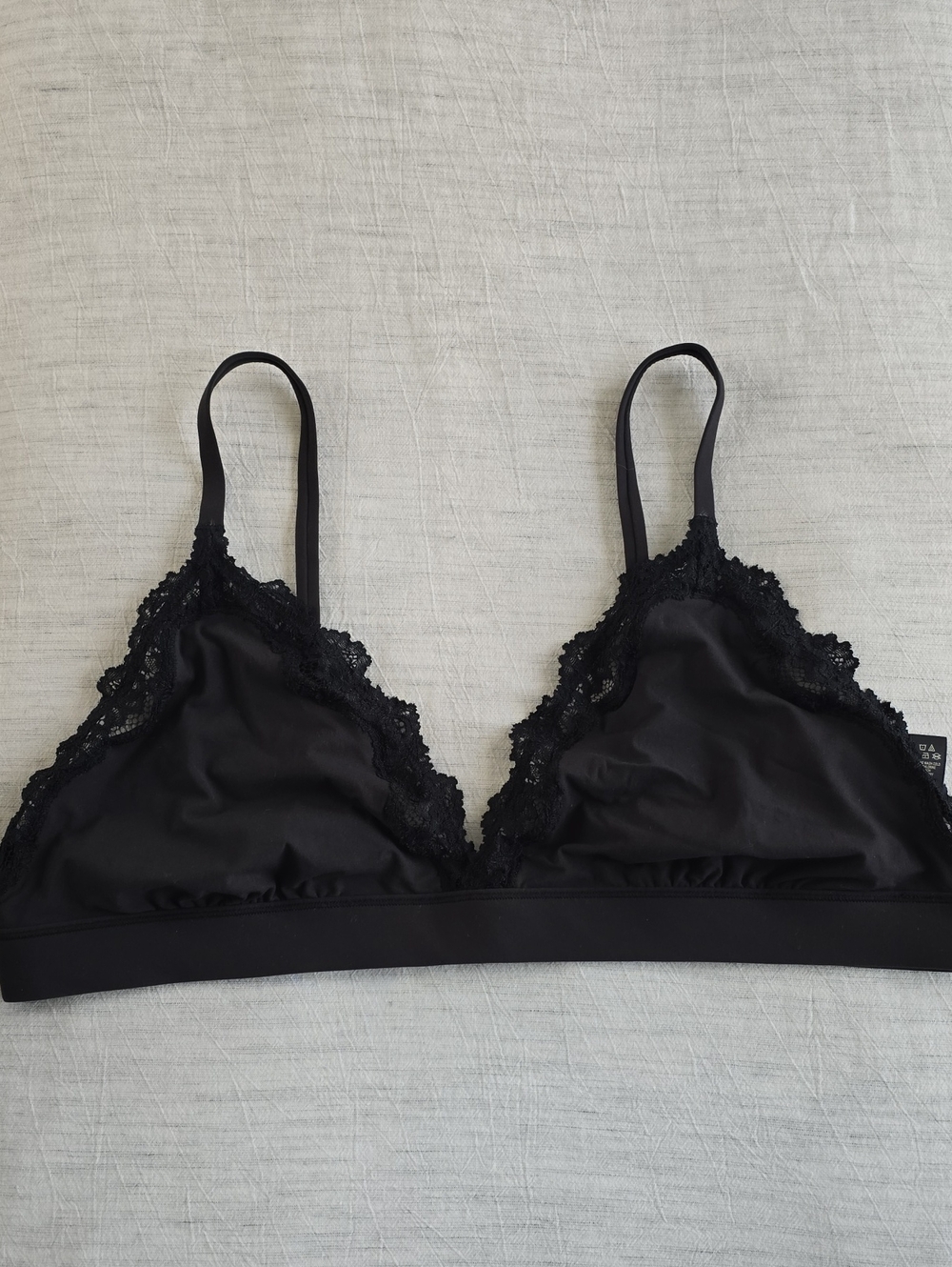 Black Lace Trim Bralette - Women Intimates & Sleepwear